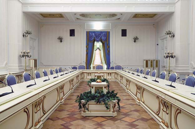 Rect table white 2